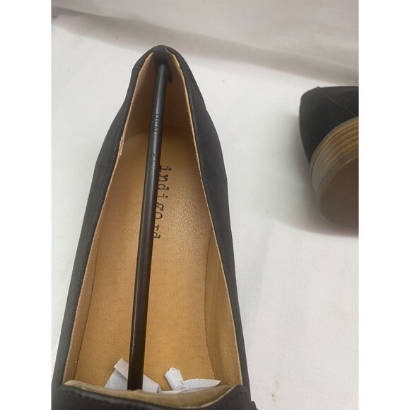 NIB Indigo Rd. Women's Size 8.5 Black Harpar Braided Loafer - Picture 7 of 11